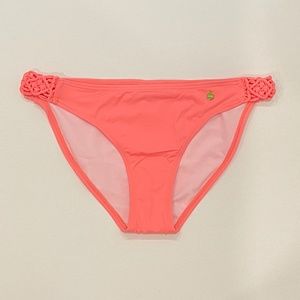NWOT Lascana Low Rise Macrame Side Bikini Swim Bottom